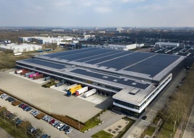 Dobologic Birds eye view of logistics building